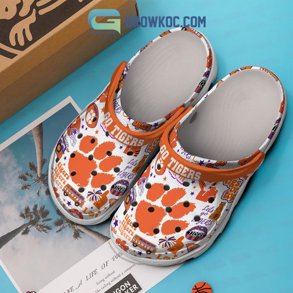 Clemson Tigers NCAA Let's Go Tigers Clogs Crocs
