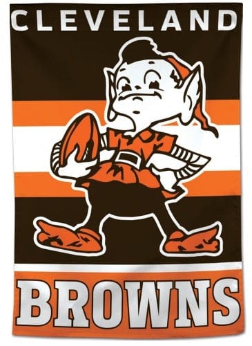 Cleveland Browns House Flag Retro Logo