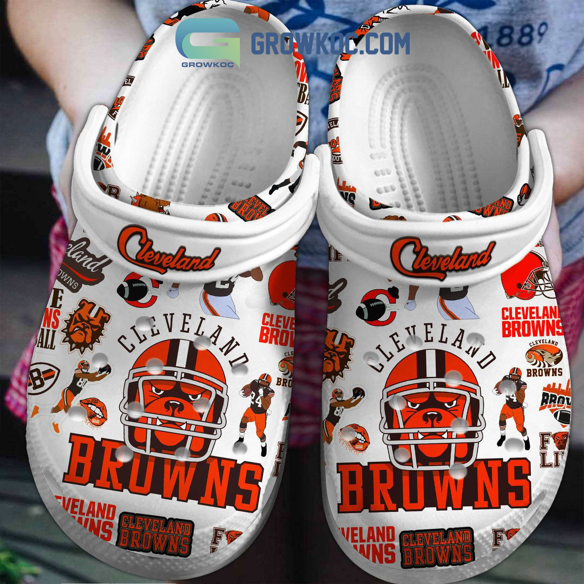 Cleveland Browns NFL Clogs Crocs