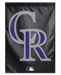 Colorado Rockies Banner CR Logo MLB House Flag