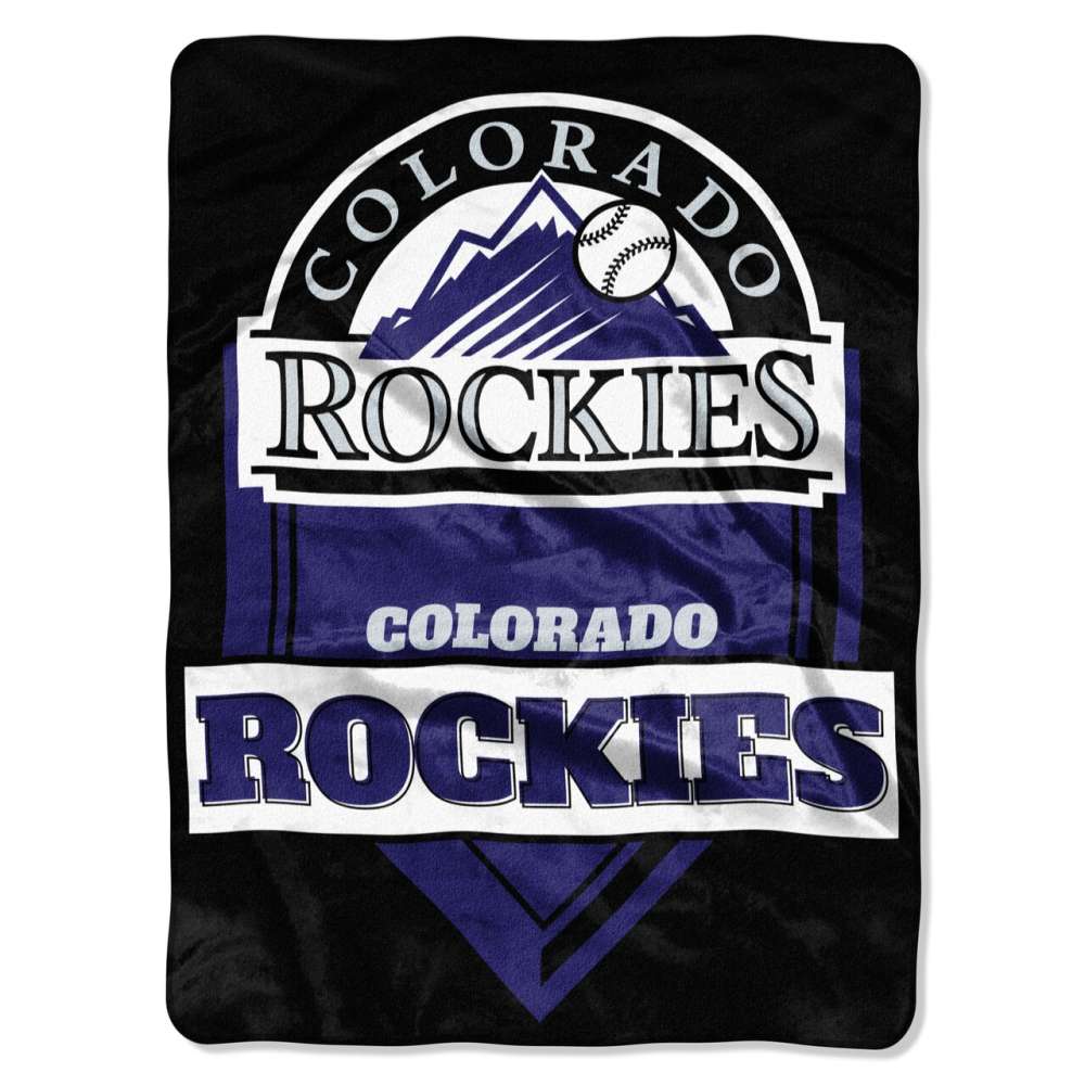 Colorado Rockies Blanket 60×80 Home Plate Design