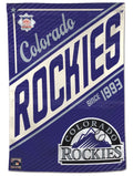 Colorado Rockies Flag Cooperstown Collection House Banner