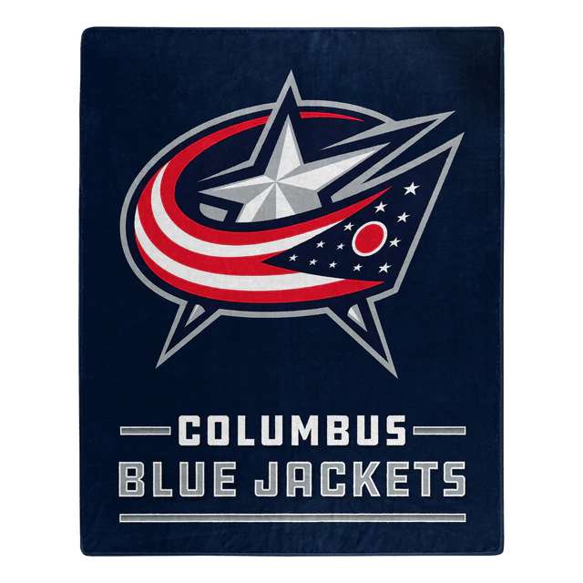 Columbus Blue Jackets Throw Blanket 50×60 Interference Design