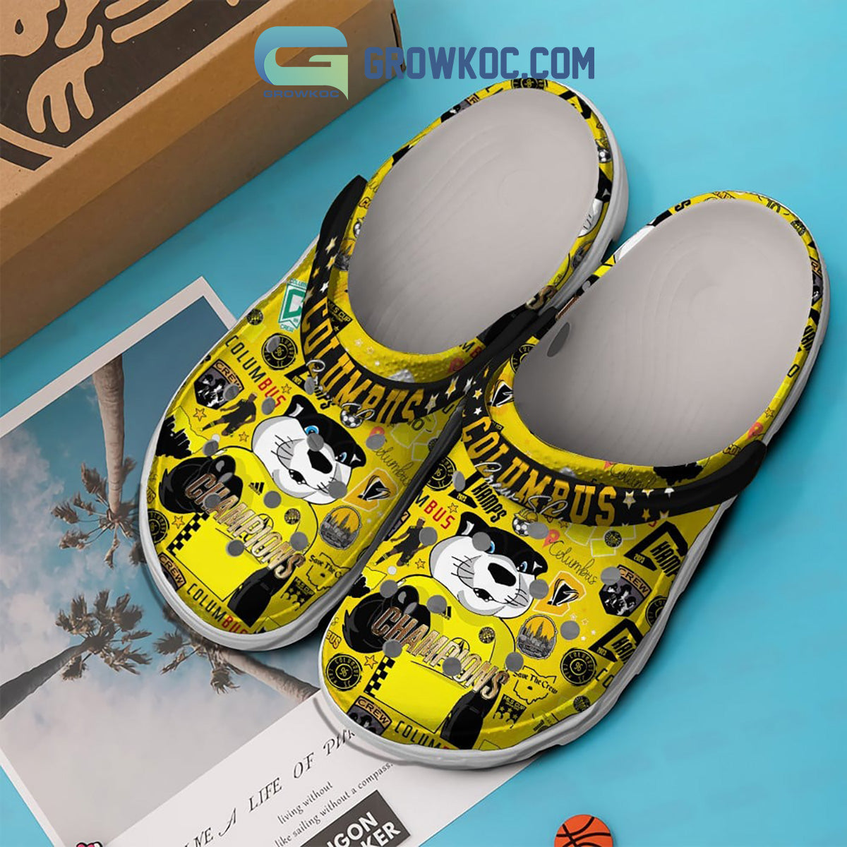Columbus Crew S.C Soccer Champions Crocs Clogs