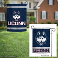 Connecticut Huskies Garden Flag 2 Sided Logo