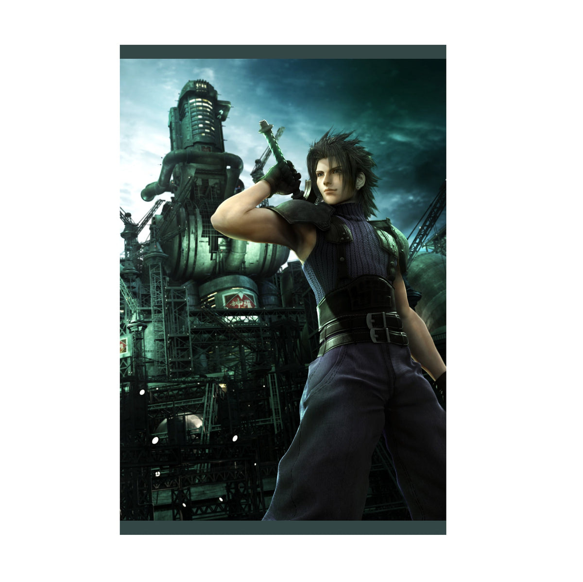 Crisis Core: Final Fantasy VII Poster ‚Äî Zack Fair Promo Art Print | FF7 Square Enix Wall Art