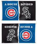 Cubs vs White Sox Flag 3x5 House Divided