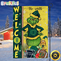 Customize NCAA Oregon Ducks Garden Flag Grinch Football Christmas Welcome Garden Flag