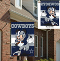 Dallas Cowboys Banner Mickey Mouse Football House Flag