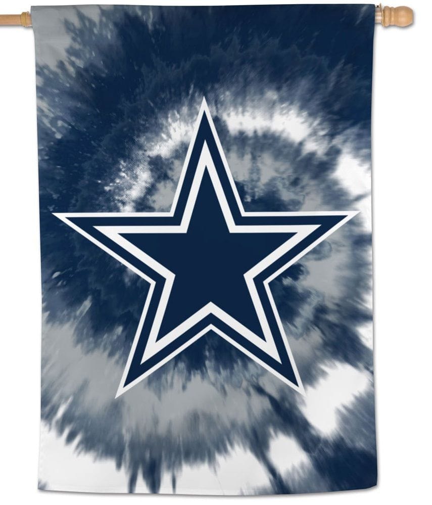 Dallas Cowboys Flag Tie Dye Logo House Banner