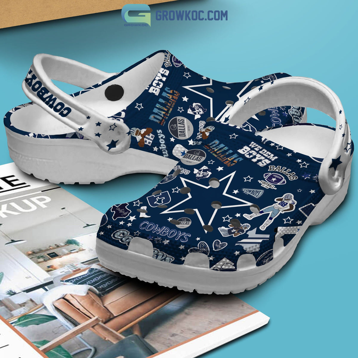 Dallas Cowboys Football Crocs