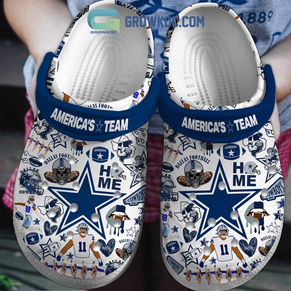 Dallas Cowboys NFL America's Team Clogs Crocs