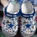 Dallas Cowboys NFL America's Team Clogs Crocs