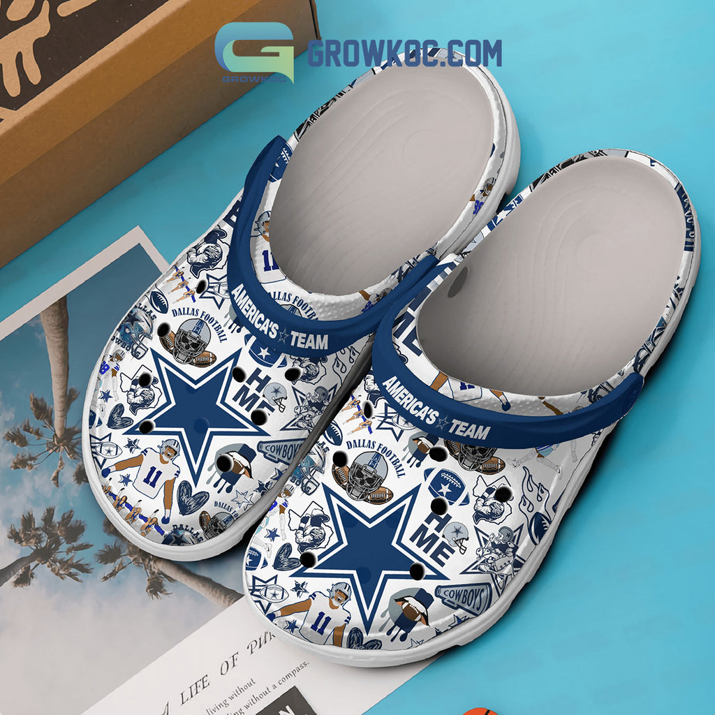 Dallas Cowboys NFL America's Team Clogs Crocs