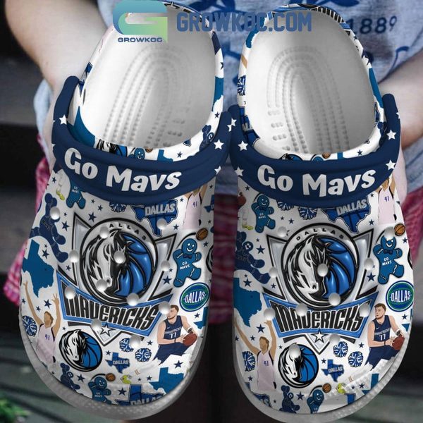 Dallas Mavericks Go Mavs Fan Love Crocs Clogs