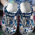 Dallas Mavericks Go Mavs Fan Love Crocs Clogs