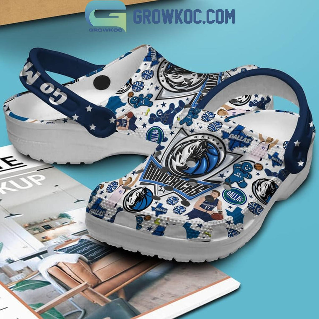 Dallas Mavericks Go Mavs Fan Love Crocs Clogs