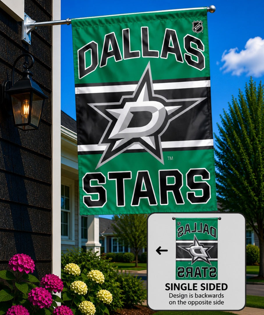 Dallas Stars Banner Vertical House Flag