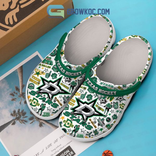 Dallas Stars Texas Hockey Clogs Crocs