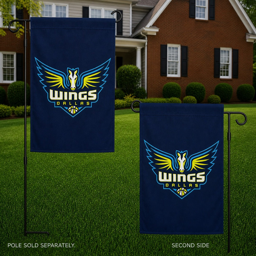 Dallas Wings 2 Sided Garden Flag