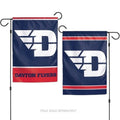 Dayton Flyers 2 Sided Garden Flag Double Logo Blue