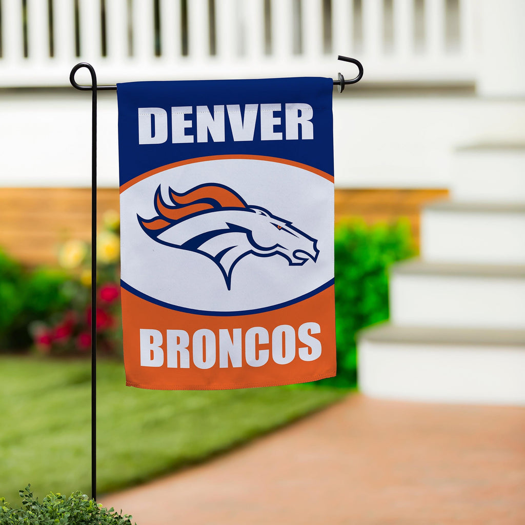 Denver Broncos 2 Sided NFL Garden Flag