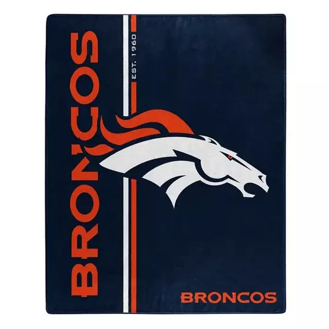 Denver Broncos Throw Blanket 50×60
