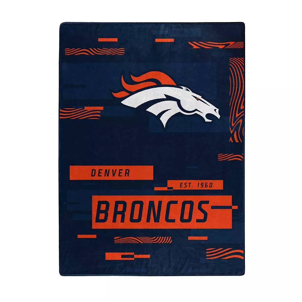 Denver Broncos Throw Blanket 60×80