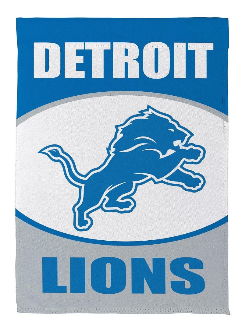 Detroit Lions 2 Sided NFL Garden Flag