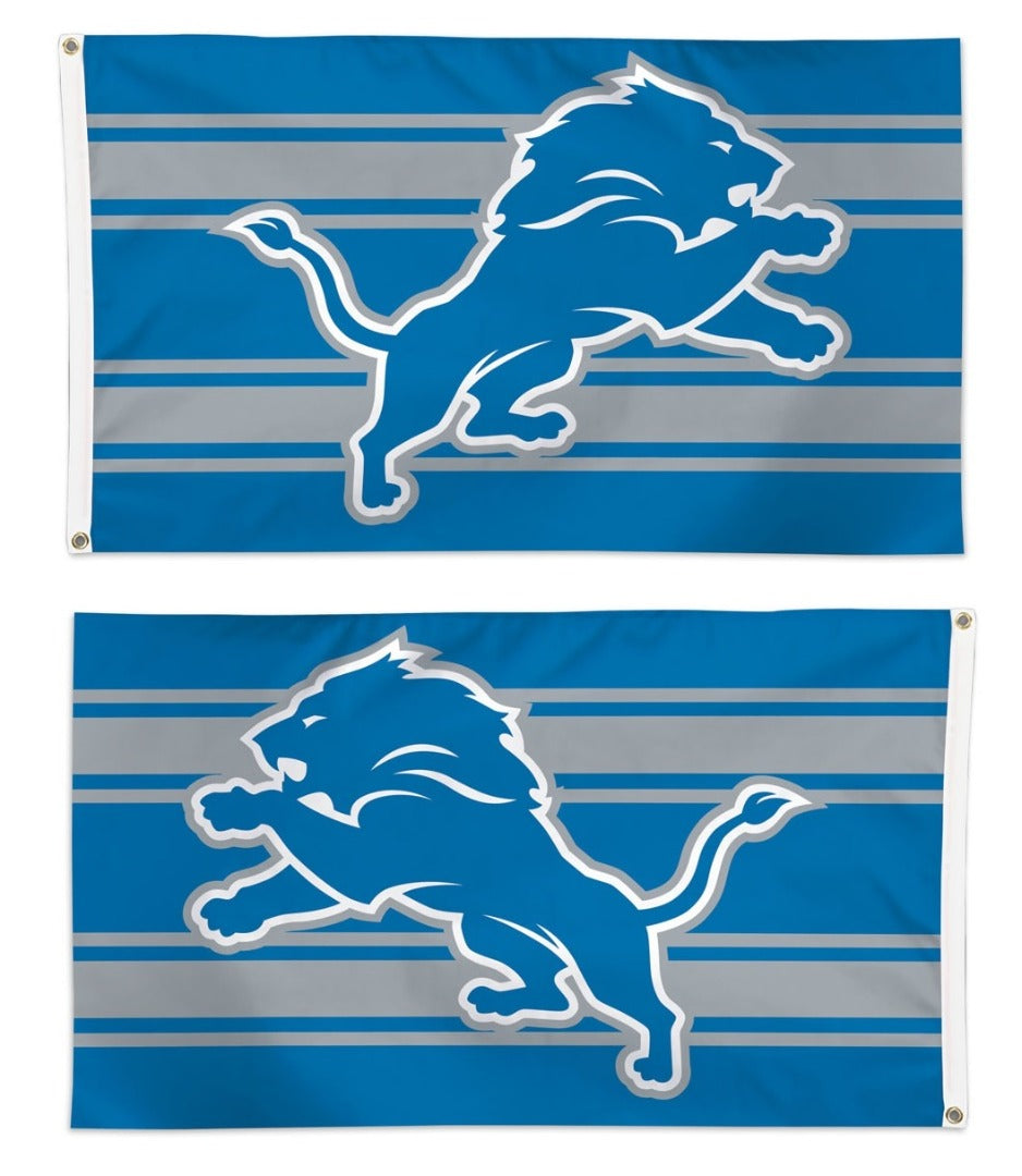 Detroit Lions Flag 3x5 Home Stripe