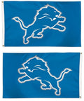 Detroit Lions Flag 3x5 Logo Blue