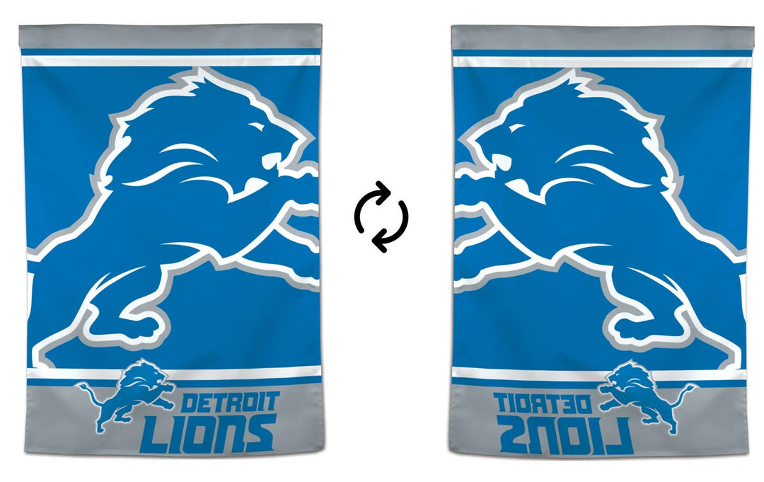 Detroit Lions Flag Mega Logo House Banner