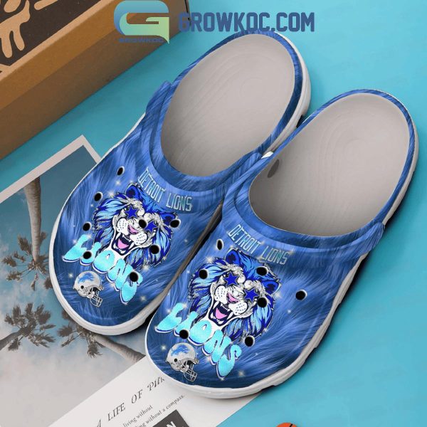 Detroit Lions Restore The Roar Of Roary Football Crocs Clogs