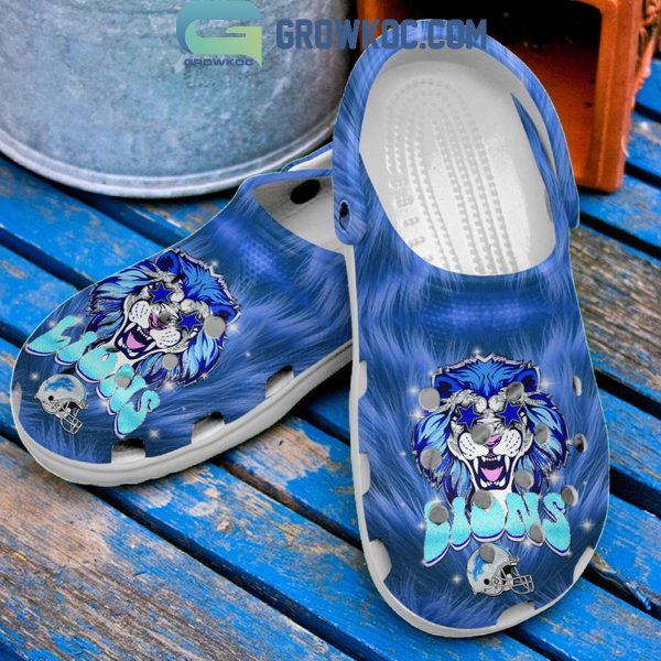 Detroit Lions Restore The Roar Of Roary Football Crocs Clogs