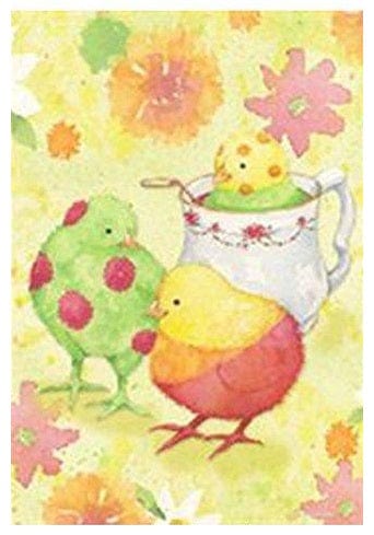 Dipped Chicks Easter Banner 2 Sided House Flag