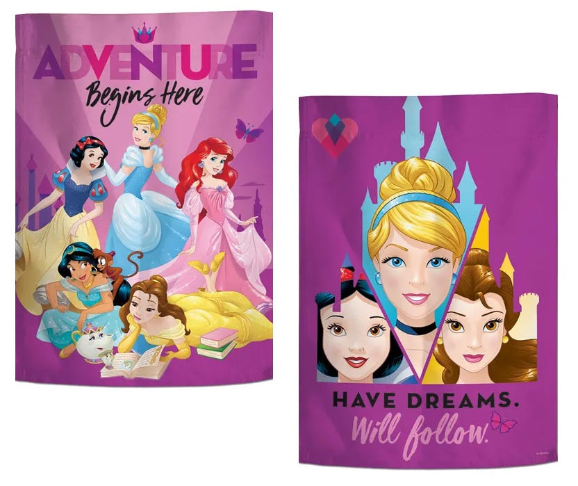 Disney Princesses 2 Sided Garden Flag