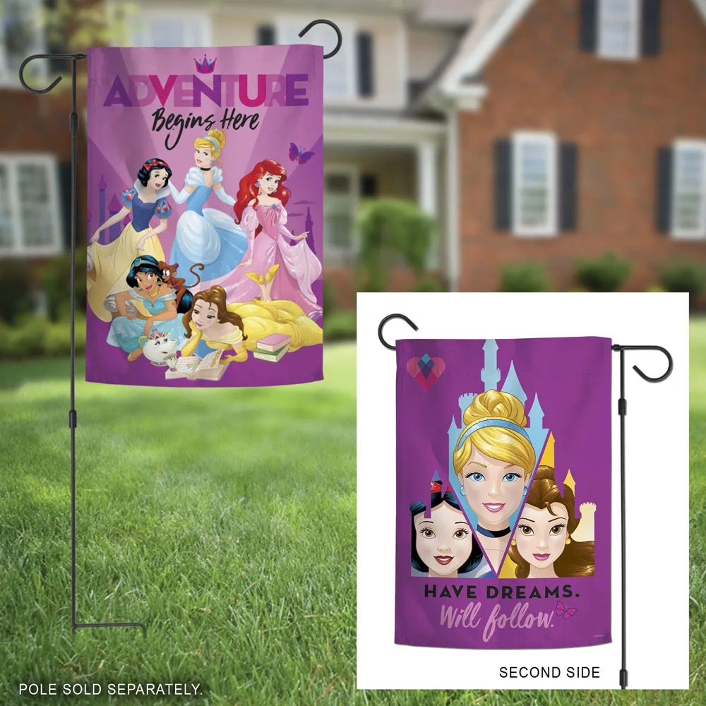 Disney Princesses 2 Sided Garden Flag