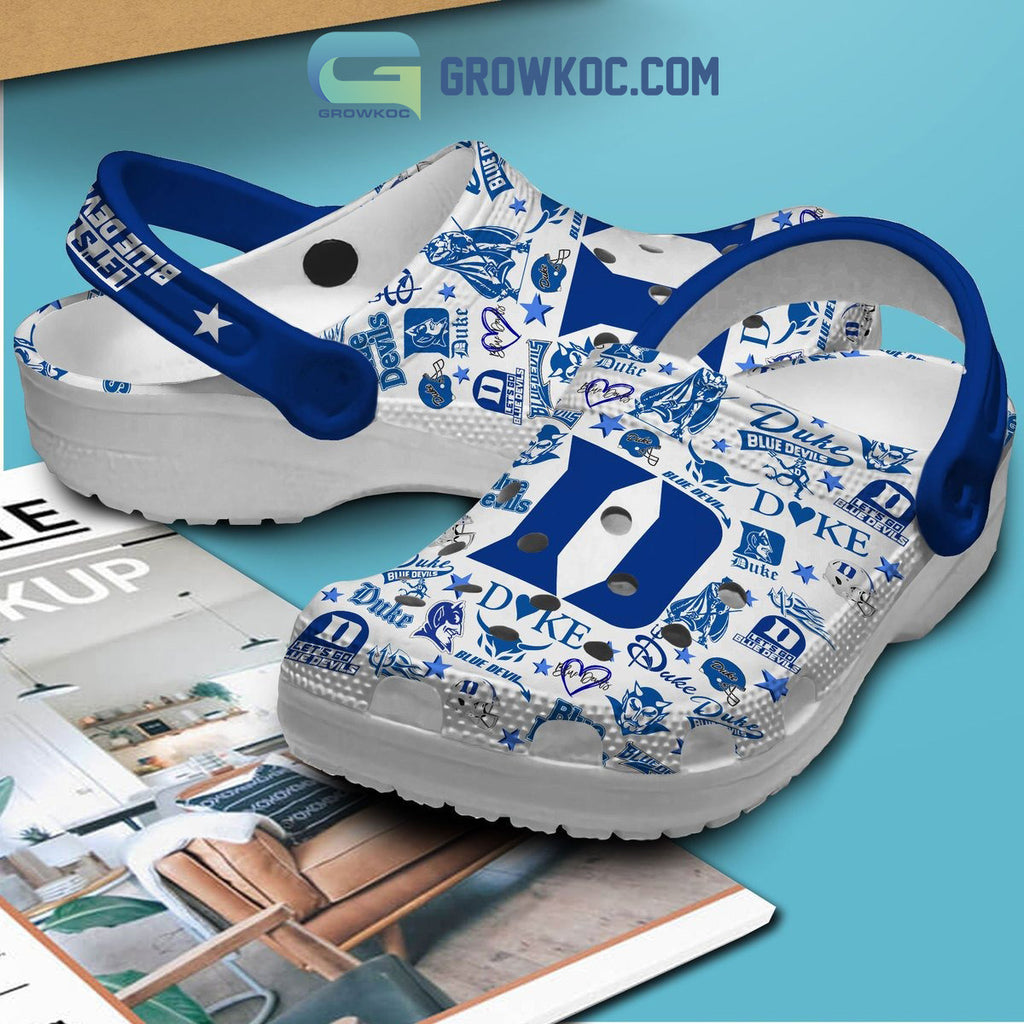 Duke Blue Devil NCAA Let's Go Clogs Crocs