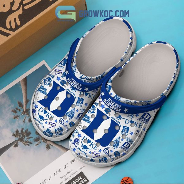Duke Blue Devil NCAA Let's Go Clogs Crocs