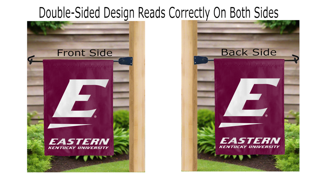 Eastern Kentucky University - Colonels Double Sided Garden Flag