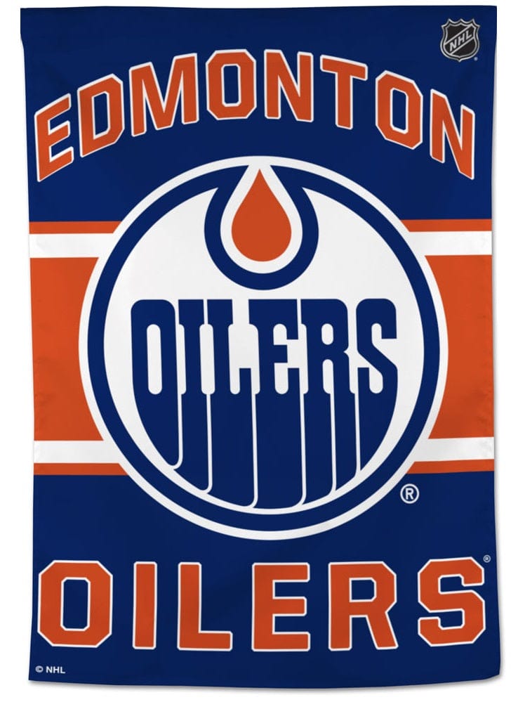 Edmonton Oilers Banner Vertical House Flag
