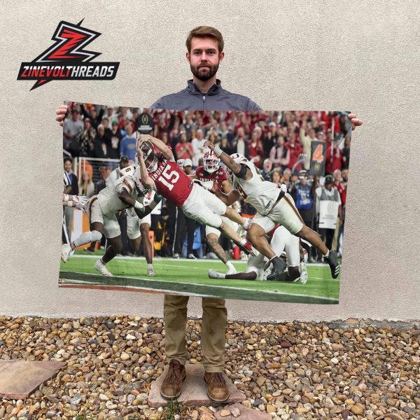 Fernando Mendoza's Fourth-Down Touchdown Dart An Iconic Play And Image Heisman Winner National Champions Two Sided Garden House Flag