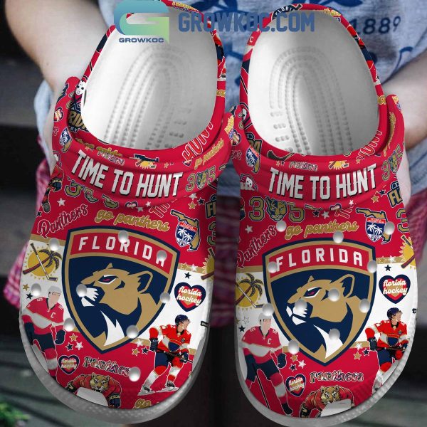 Florida Panthers Go Panthers Time To Hunt Crocs Clogs