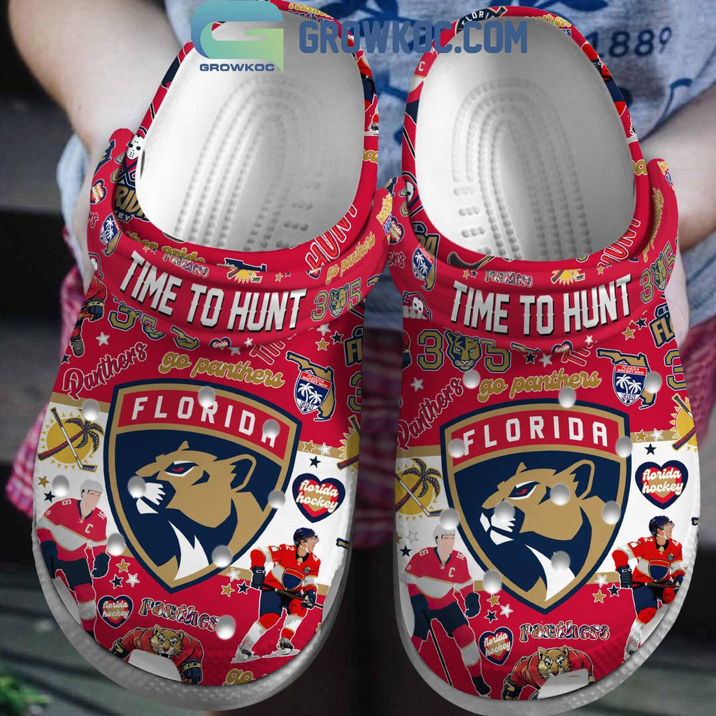 Florida Panthers Go Panthers Time To Hunt Crocs Clogs