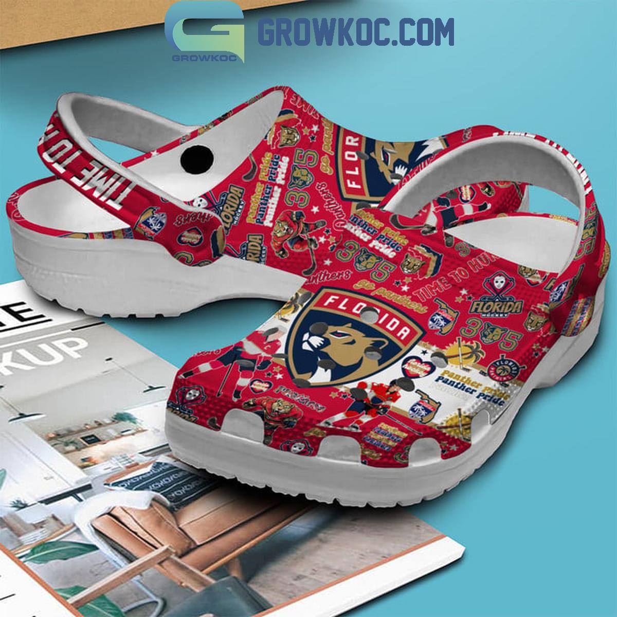 Florida Panthers Go Panthers Time To Hunt Crocs Clogs
