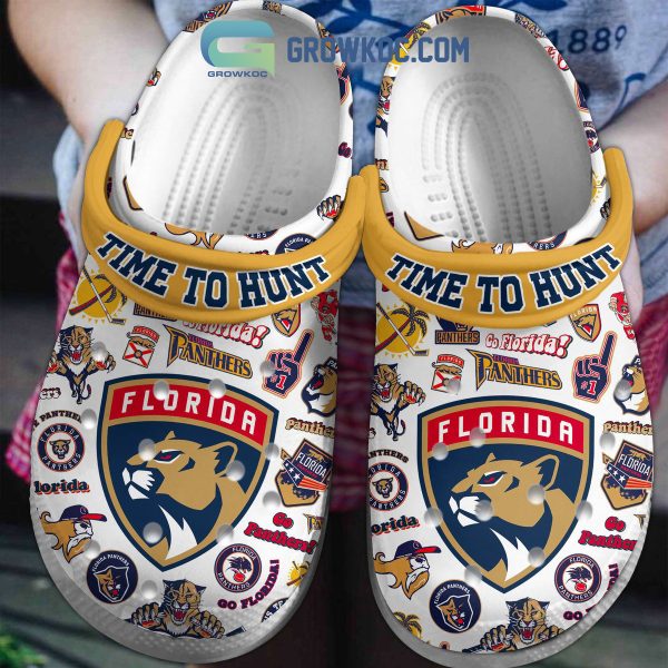 Florida Panthers Time To Hunt Go Florida Clogs Crocs