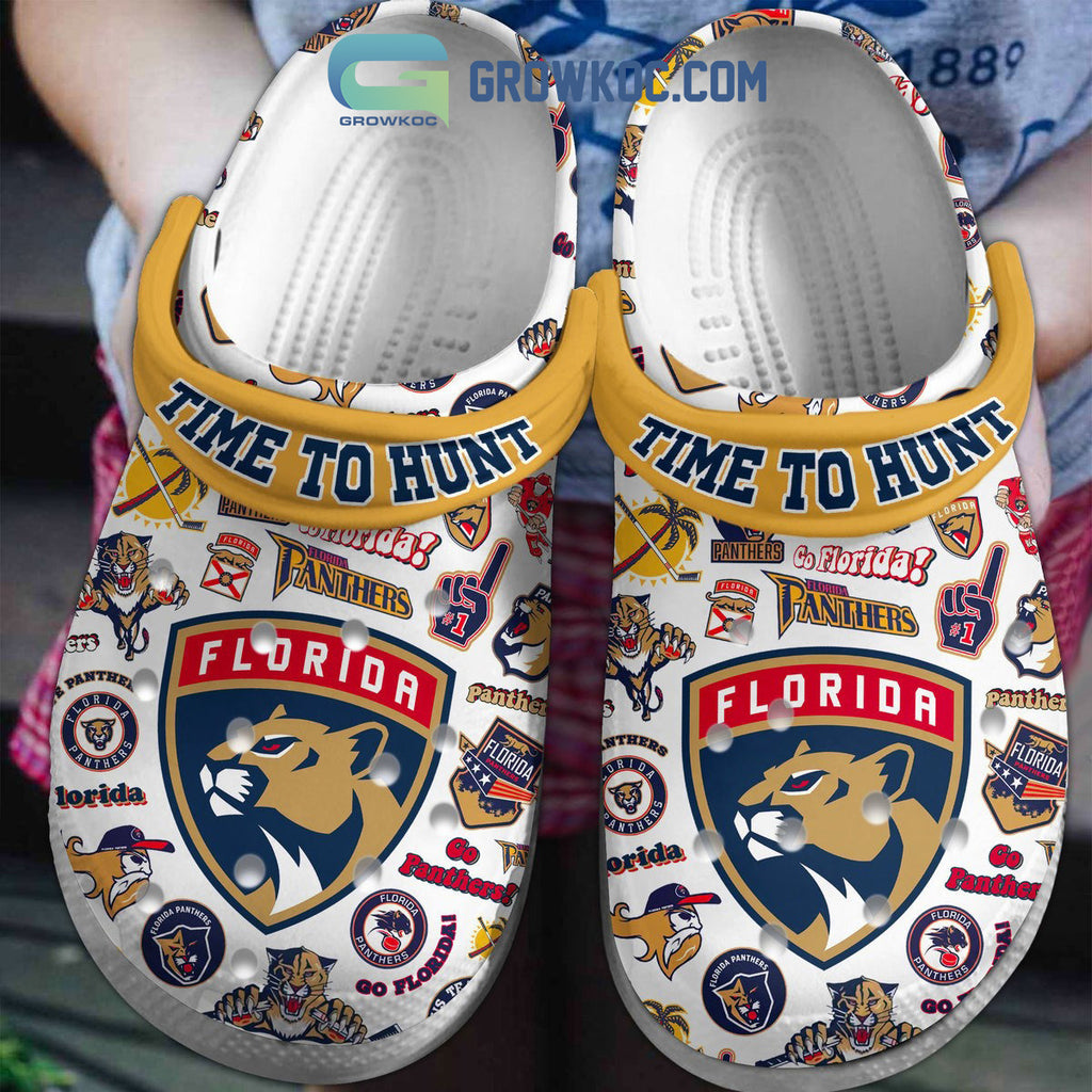 Florida Panthers Time To Hunt Go Florida Clogs Crocs
