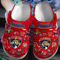 Florida Panthers NHL Team Red Design Crocs