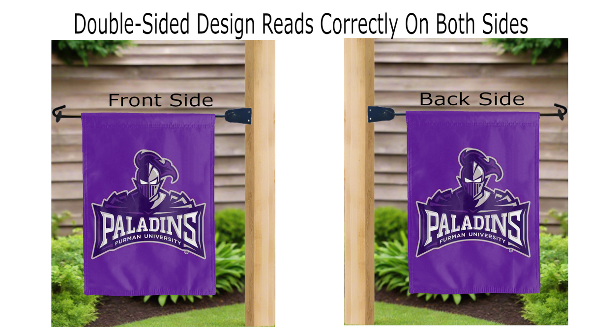 Furman University Paladins Double Sided Garden Flag