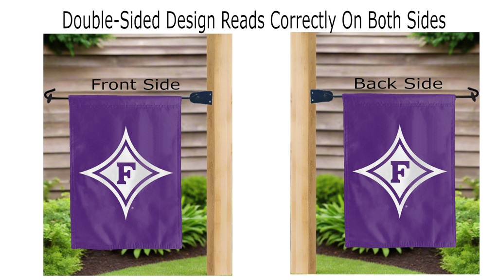 Furman University Double Sided Garden Flag